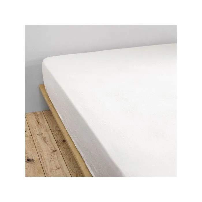 Drap housse "Gaïa" toutes dimensions "Gaze de Coton" - Gaïa Chantilly - 90 x 190 cm bonnet de 30 cm-0