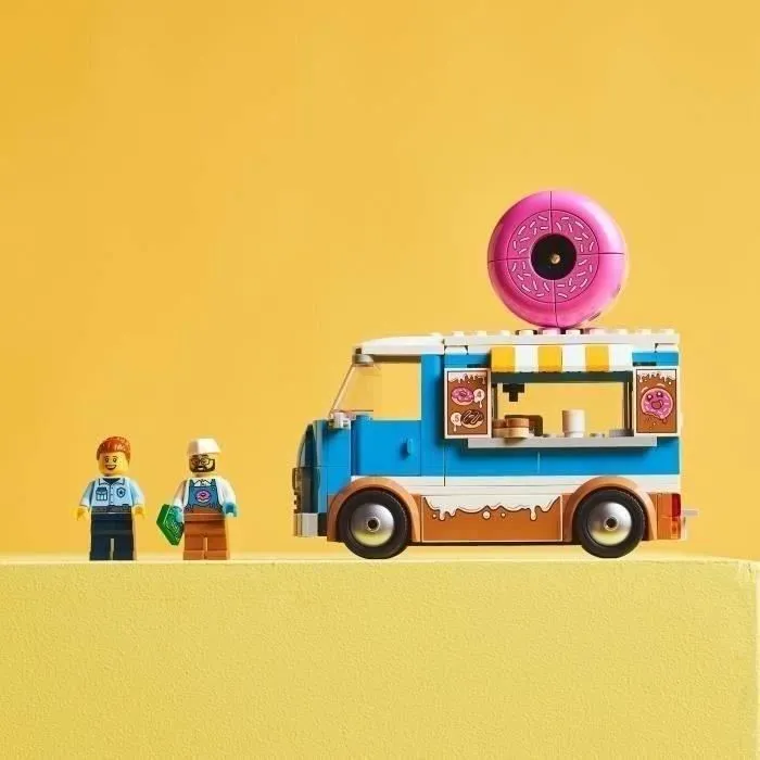 LEGO City 60452 Le food-truck de donuts - Jouet de construction pour garçon dès 5 ans-7