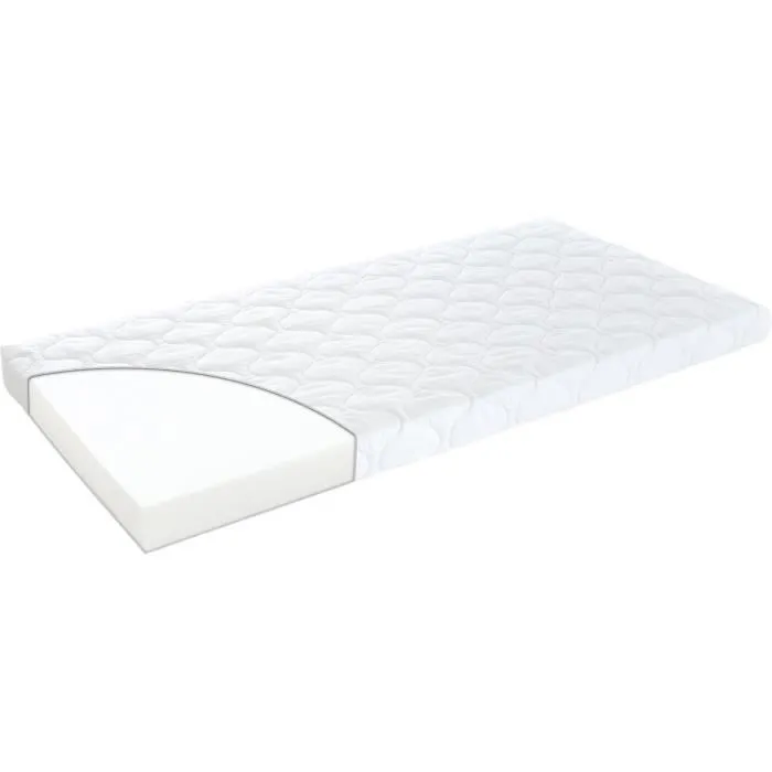 Träumeland Trà¤umeland Softwash Matelas pour bébé carré Blanc 50 x 100 cm - T020411-0