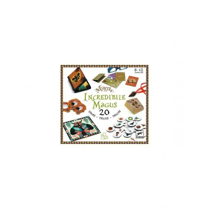 Coffret de magie pour enfant - DJECO - Fabuloso magus - 20 tours - Accessoires et livret d'explications inclus-1