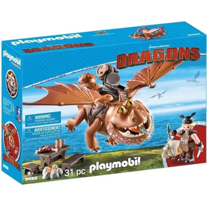 PLAYMOBIL 9460 - Dragons - Varek et Bouledogre-0