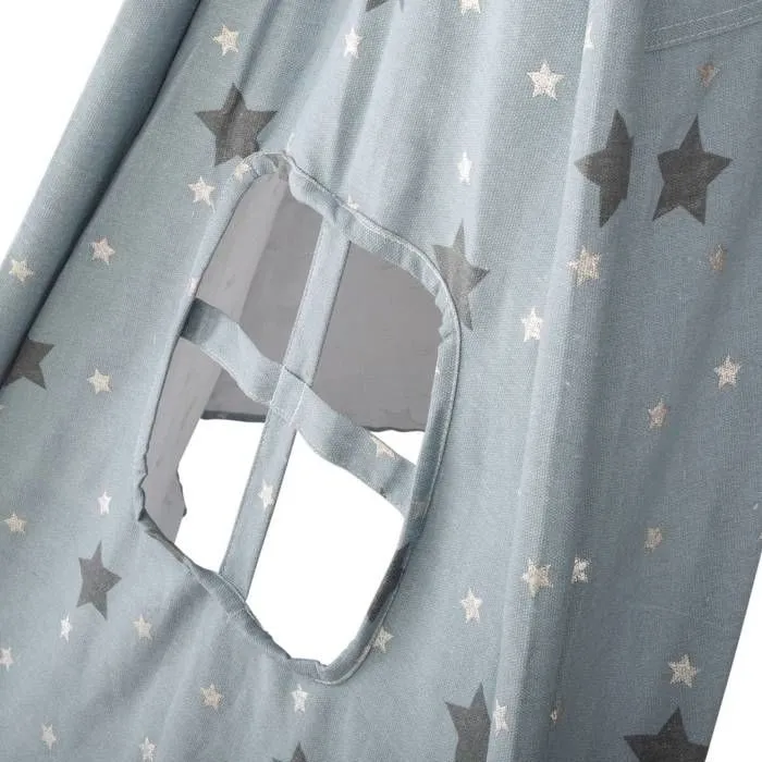 Tipi enfant bleu jean - Bleu - Atmosphera createur d'interieur-2