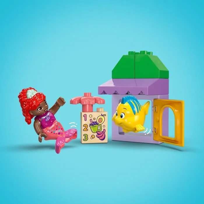 LEGO® DUPLO | Disney 10420 Le stand de café d’Ariel et de Polochon - Set La Petite Sirène-2