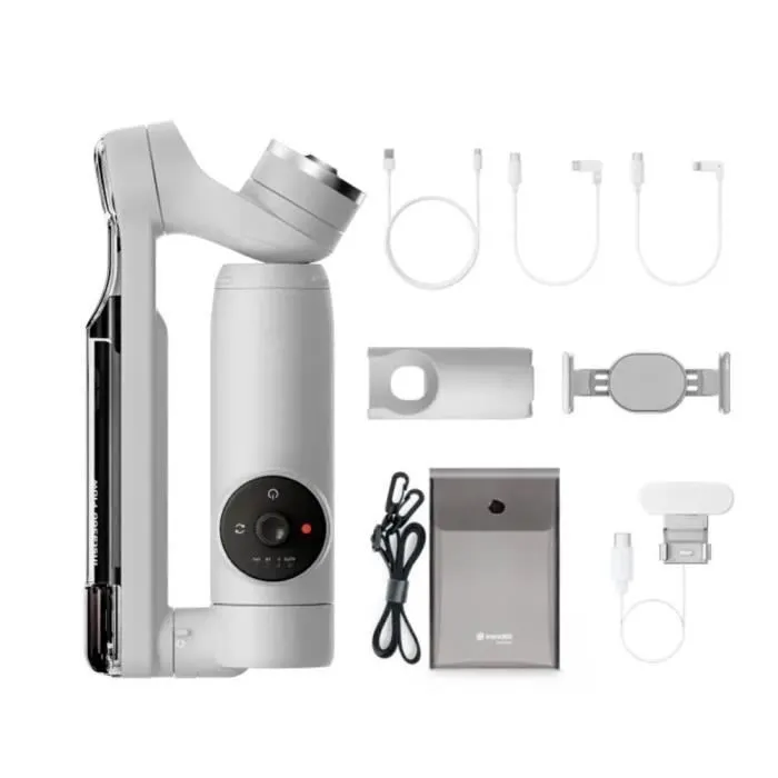 Insta360 Flow Creator Kit Nacelle électrique gris Bluetooth Poids max. admissible 300 g