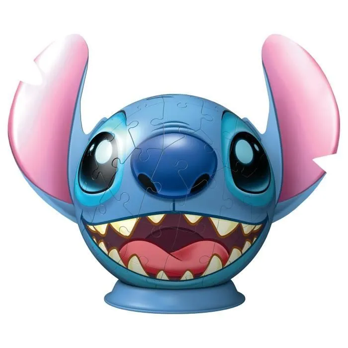 Puzzle 3D Ball Disney Stitch 72 pièces, Dès 6 ans, Ravensburger, 11574-1