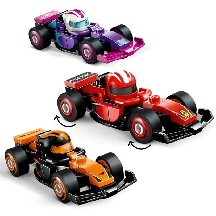 Box de 36 minifigures 71049 Voitures F1 à Collectionner-3