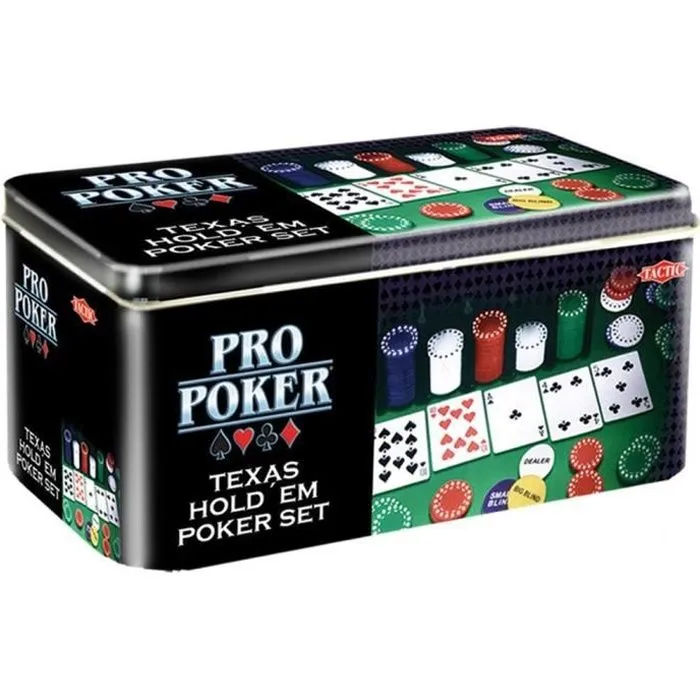 Coffret Métal Propoker - TACTIC - Jeu de carte - Mixte - 60 min - A partir de 11 ans-0