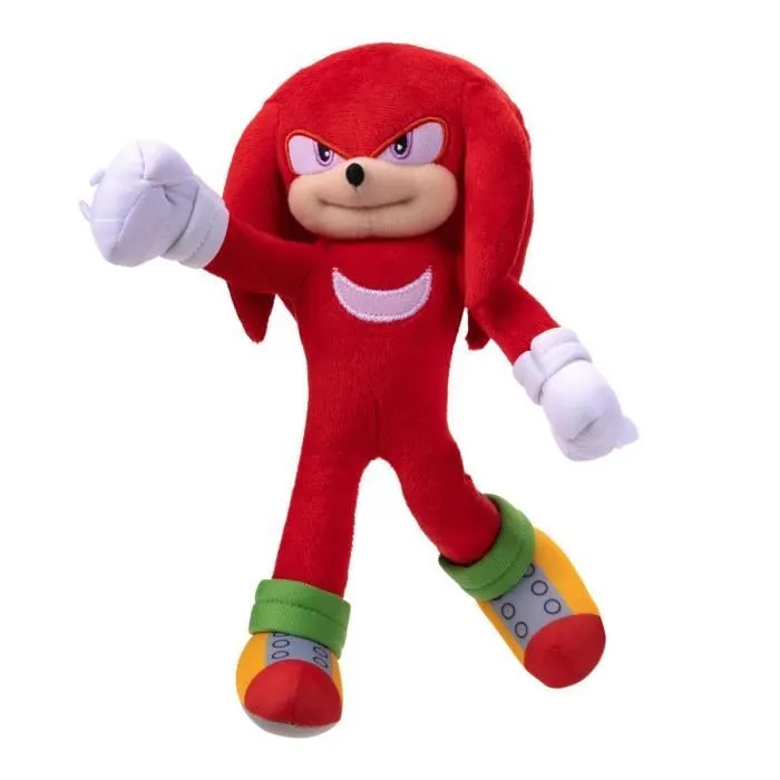 Personnage en Peluche - Sonic - Knuckles - 23 cm - Rouge - Pour Enfants à partir de 3 ans-0