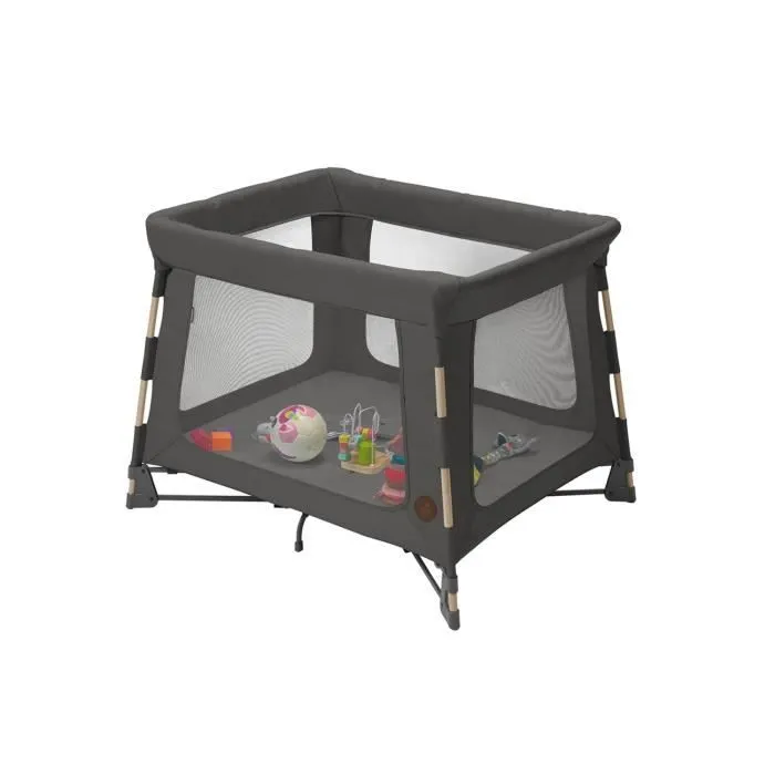 MAXI-COSI Swift ECO, Lit de voyage 3 en 1: Berceau, Lit et Parc, léger et pliable, De la naissance à 3.5 ans, Beyond Graphite-1