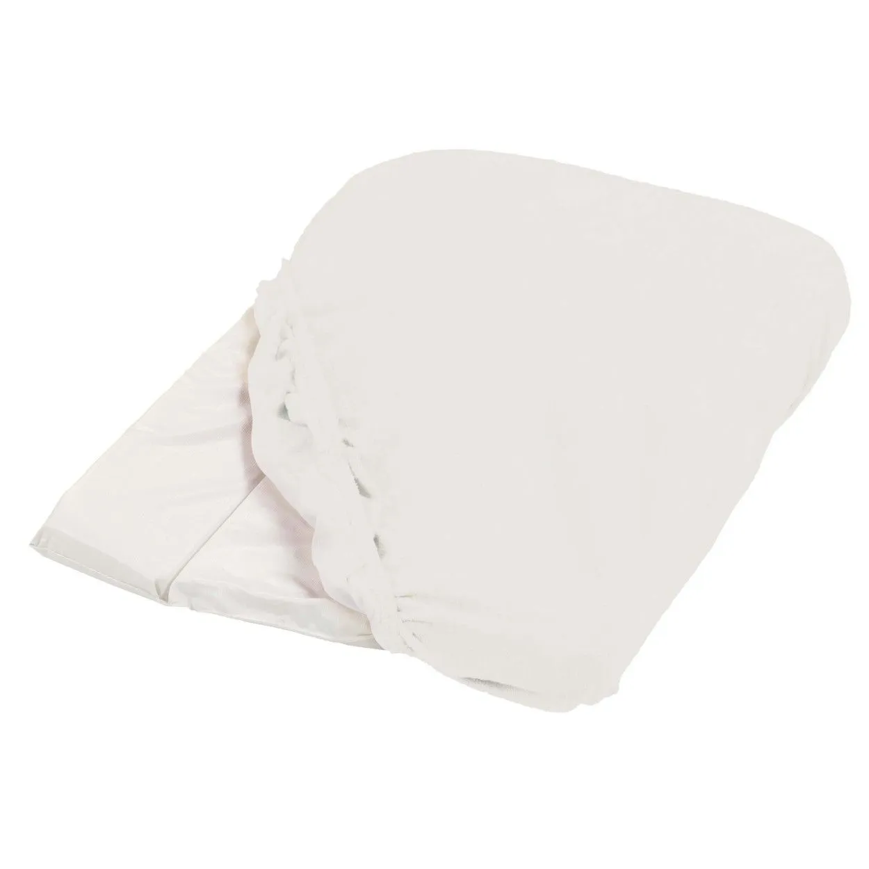 Housse De Matelas à Langer - Absorbante - Coins Élastiqués - Lavable En Machine - Fabriqué En Europe - 50x75cm Blanc-0