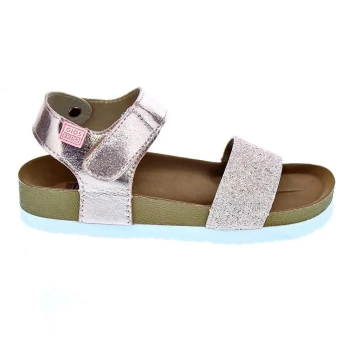 Sandales Enfant Fille - GIOSEPPO - Orange Cuivre - Fermeture Scratch - 100% Synthétique-1