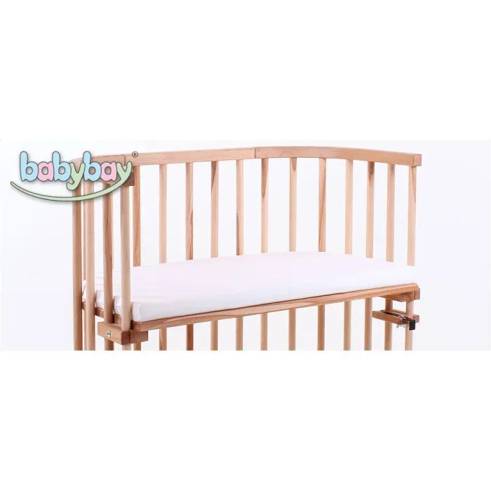 Draps-housse bébé jersey berceau Babybay Original - BABYBAY - 43x86cm - Blanc - Mixte-0