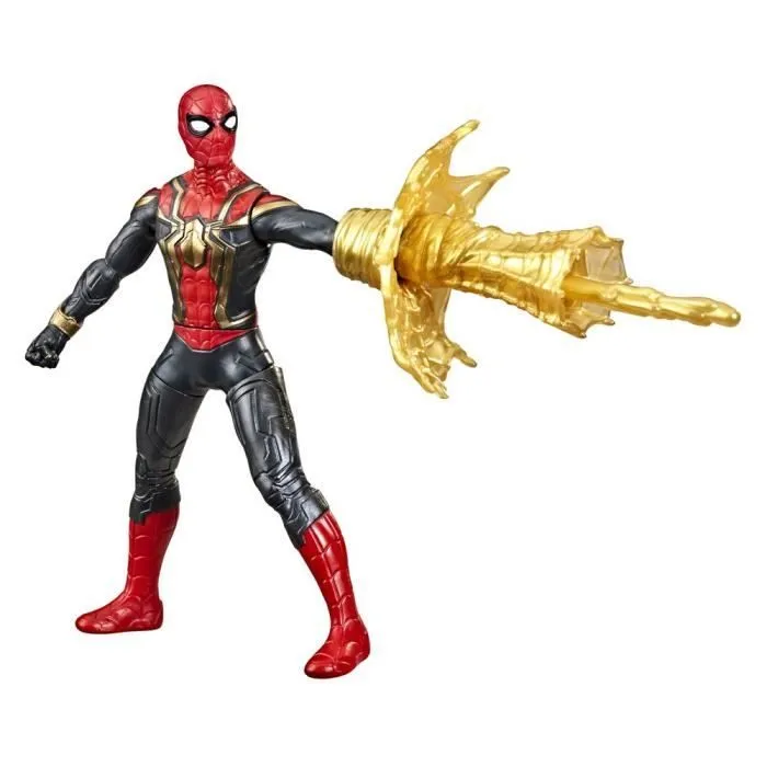 MARVEL SPIDER-MAN - Figurine Deluxe Spider-Man Toile tornade inspirée du film - attaque spéciale - enfants dès 4 ans-1