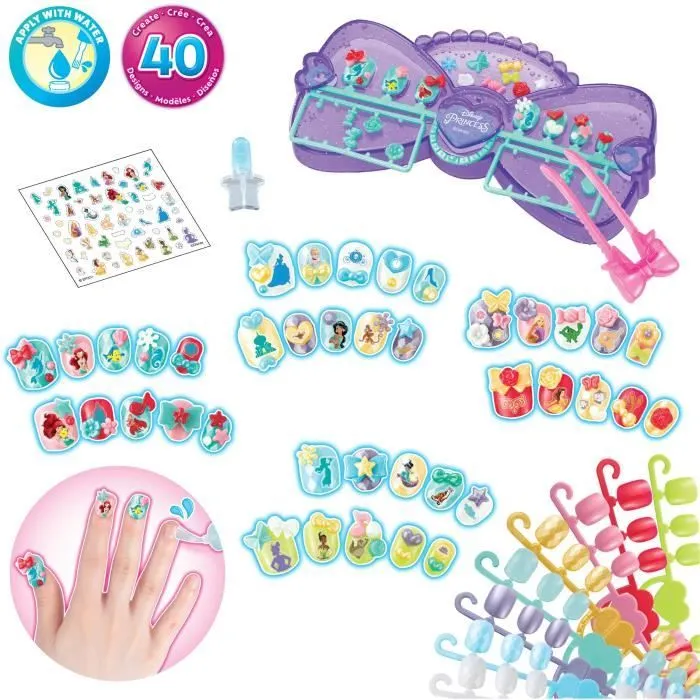 Le coffret de manucure des Princesses Disney - AQUABEADS - 35071-4