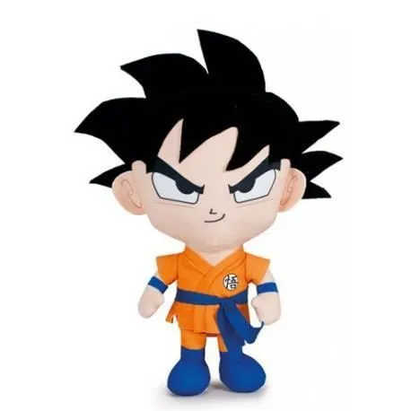Peluche - Dragon Ball - Son Goku - 30 cm - Noir - Mixte-0