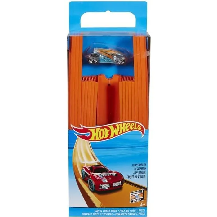 Coffret Piste et Voiture HOT WHEELS - 4,5m de Piste - Pour Enfant de 6 ans et +-0