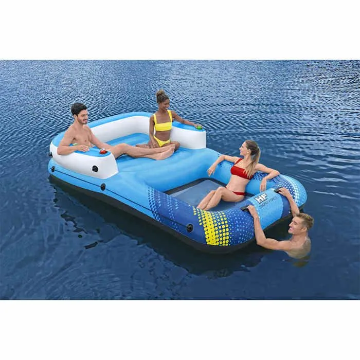 Bestway Île flottante Hydro Force 305x186x58 cm, île gonflable, chaise longue de piscine, chaise longue gonflable, flotteur 3202711-2