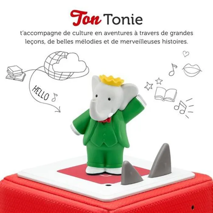 Figurine Audio - tonies® - Babar - Chasses au Trésor - 3 ans - Mixte-2