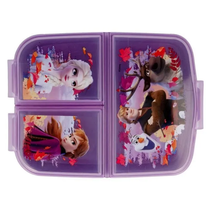 Boîte à Repas - STOR - La Reine des Neiges - 3 Compartiments - Violet - Enfant-2