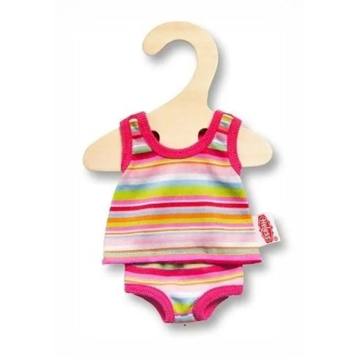 Sous-vêtements - Heless - 9110 - Rayé - Pour poupées 20-25 cm - Livré sur cintre-1