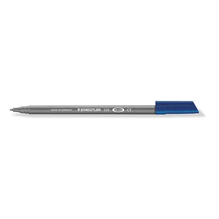 Feutre - Staedtler - Noris 326 - Pointe Moyenne 0.3 mm - Couleur Gris - Ergonomique-0