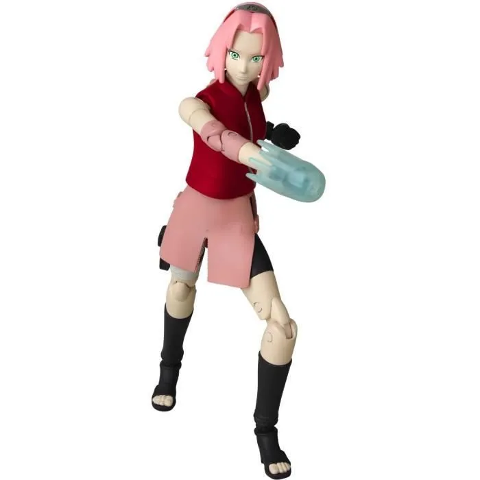 Figurine Anime Heroes - BANDAI - Naruto Shippuden - Haruno Sakura - 16 points d'articulation-0