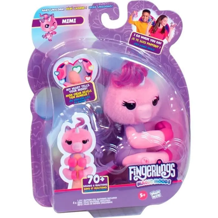 Fingerlings - LANSAY - Magic Moods Mimi la licorne - Jeu de récré - Dès 5 ans-0