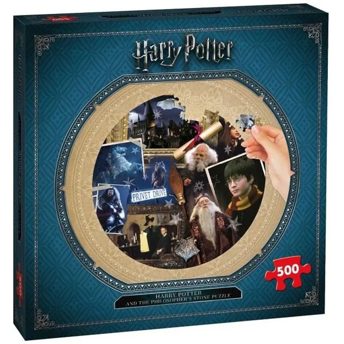 Puzzle - Harry Potter et la pierre philosophale - 500 pièces - Mixte - Intérieur - 10 ans et plus-0