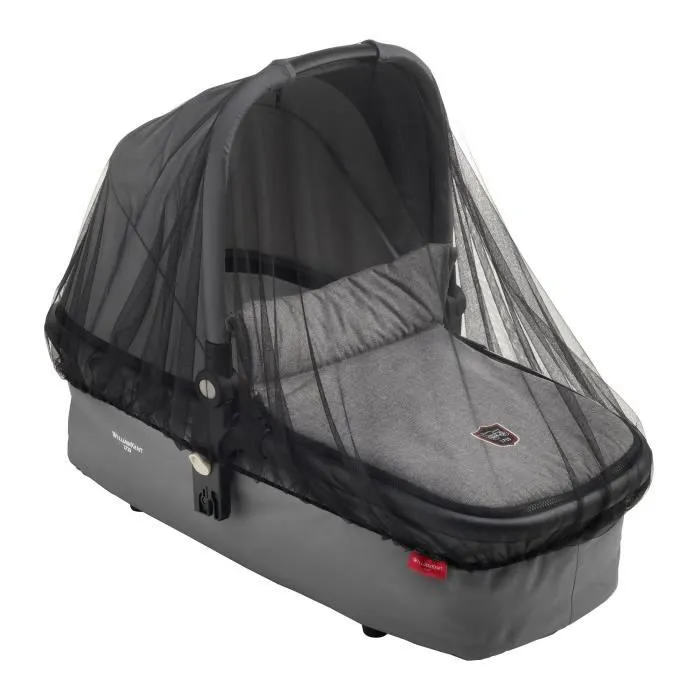 WILLIAM KENT 1733 Moustiquaire Noir pour Poussette Universelle - Compatible sur nacelle - 78 x 45 cm - Dès la naissance-1