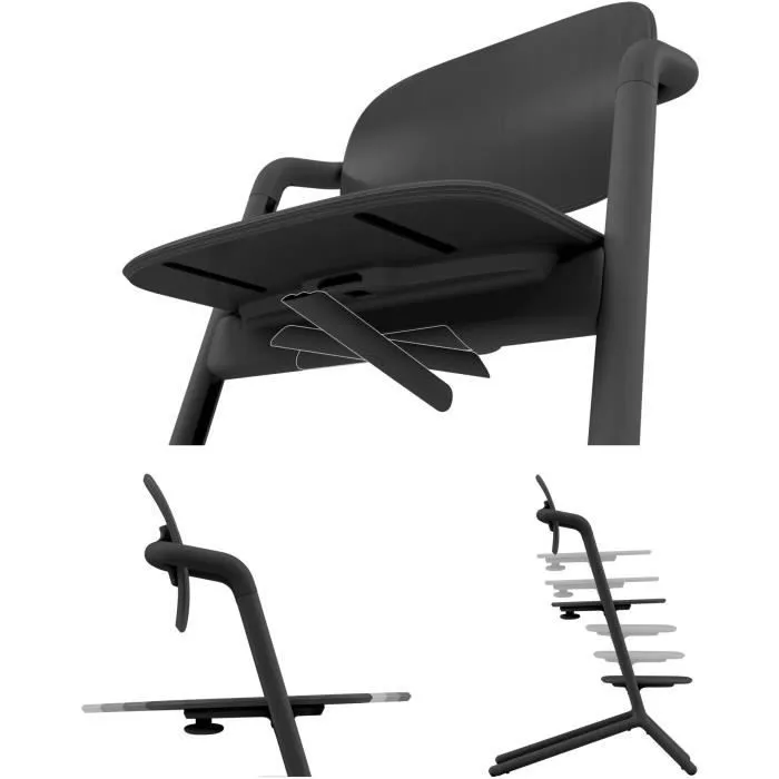 CYBEX - Chaise Haute Evolutive et Réglable Lemo 2 - Stunning Black-5
