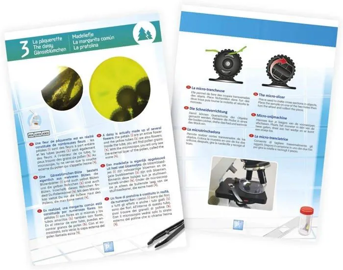 Microscope - BUKI FRANCE - 50 Expériences - Enfant - 8 ans - Mixte - Bleu - Piles fournies - Piles-5