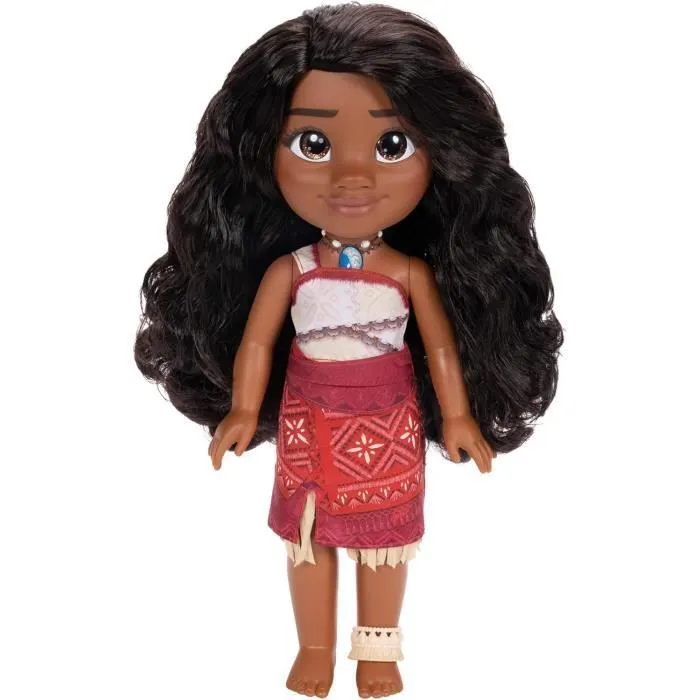 Poupée Vaiana 35 cm - Disney - Vaiana 2 - Articulée - Cheveux Soyeux - Tenue Polynésienne-0