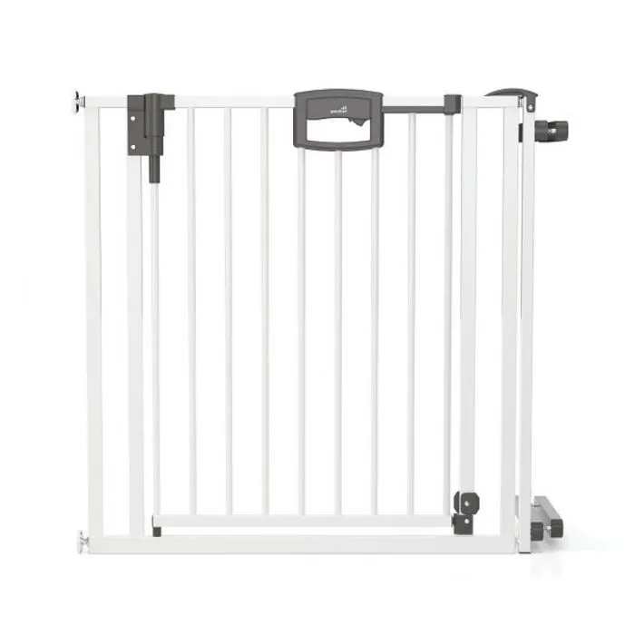 Barrière d'escalier à pression Easylock Plus bois/métal 92 cm - 100,5 cm Blanc - Geuther-0