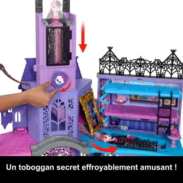 MONSTER HIGH Le Lycée Hanté-Maison de Poupées, plus de 35 accessoires - Monster High - HLP88-5