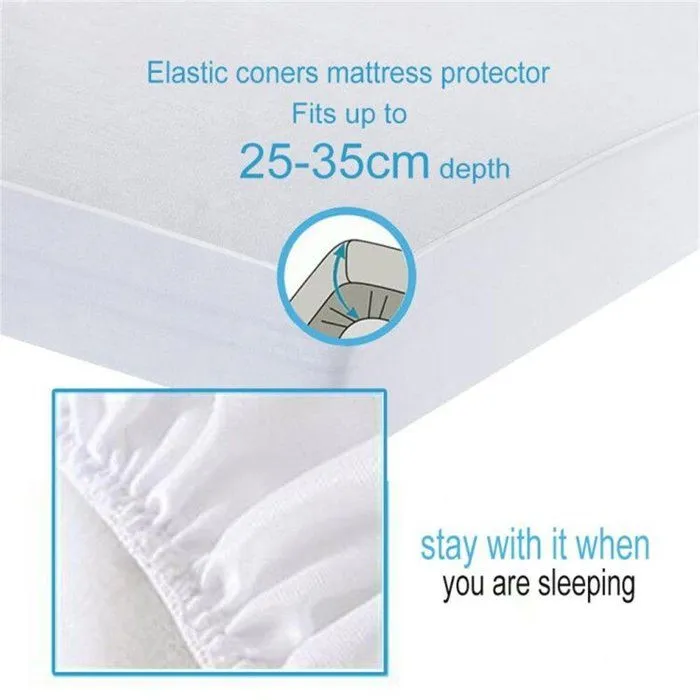 Sur-matelas Bedecor Protege Matelas 90x200cm,Tencel Alese Impermeable,Souple et Silencieux,Housse Matelas 90x200cm-2