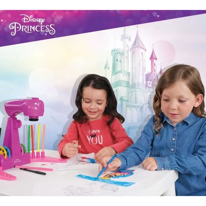 Projecteur de dessins - LISCIANIGIOCHI - PRINCESSES - Accessoires Inclus, Modèles Princesses-7
