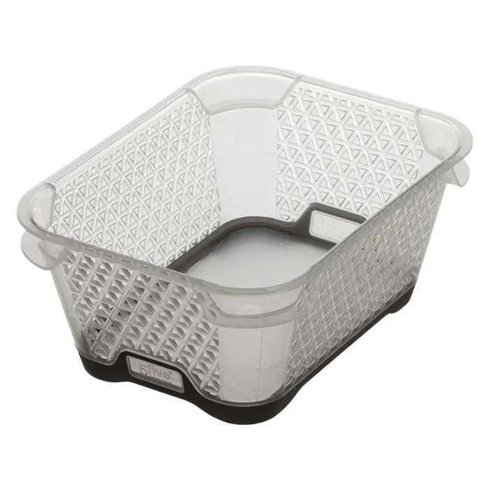 Panier en plastique - 5five - Duo - 1,3L - Polypropylène - Dimensions L16xP12xH7cm-0