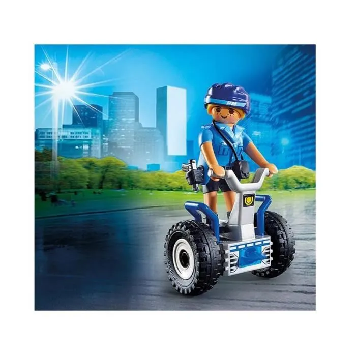 PLAYMOBIL 6877 - City Action - Policière avec Gyropode-2