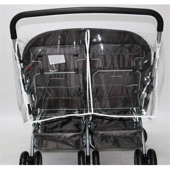 Habillage pluie universel poussette double clearance