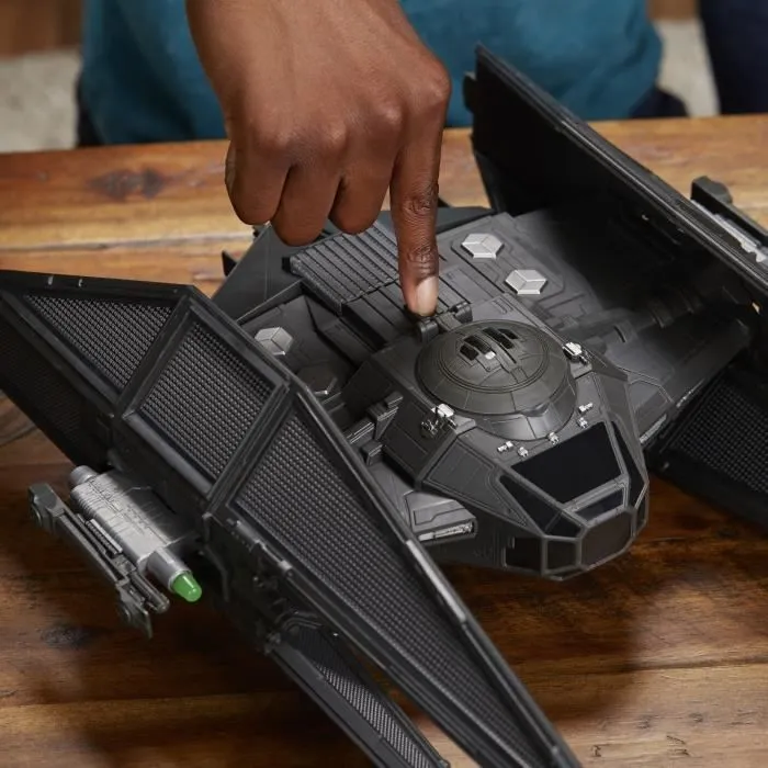 STAR WARS - Véhicule Tie Silencer + Figurine Kylo Ren 10cm - HASBRO - Sons, effets spéciaux et projectile inclus-3
