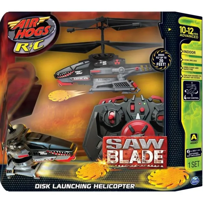 Hélicoptère - SPIN MASTER - Air Hogs - Saw Blade - Disques coupants - À partir de 8 ans - Garçon-0