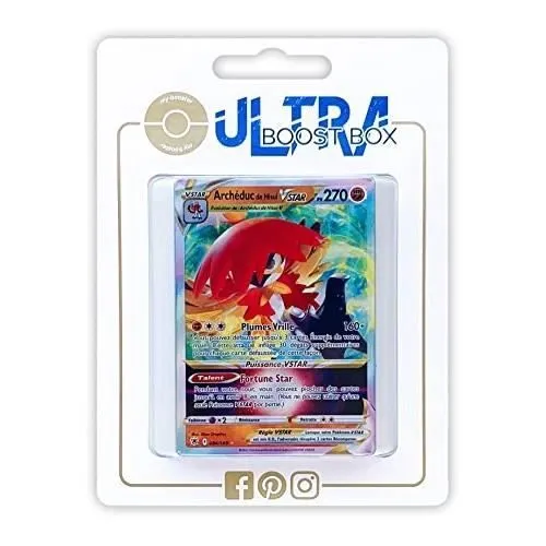 Cartes Pokemon - MY-BOOSTER - ARCHEDUC DE HISUI VSTAR 84-189 FULL ART - ULTRABOOST X EPEE ET BOUCLIE-0