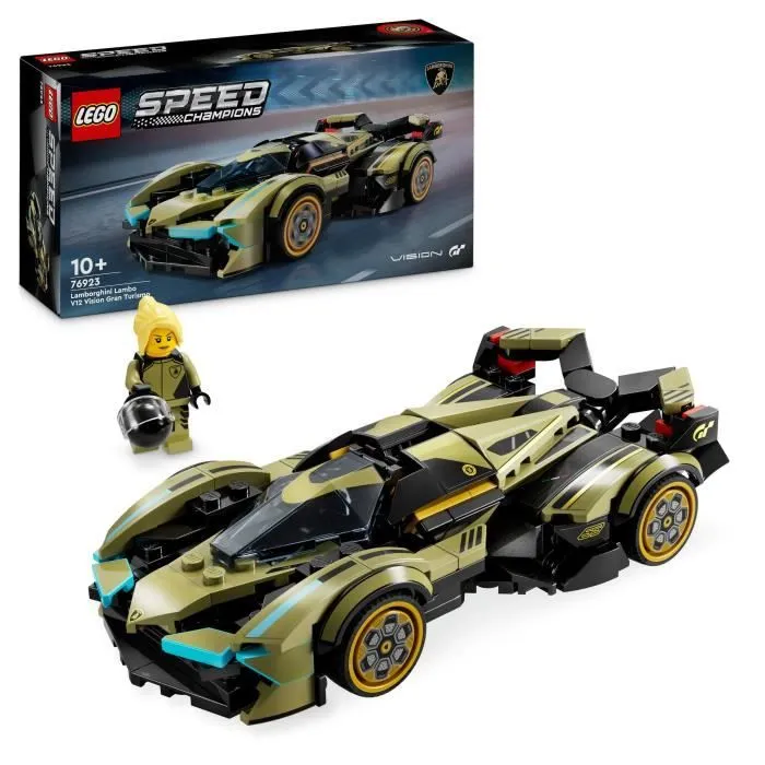 LEGO® Speed Champions 76923 Lamborghini Lambo V12 Vision GT Super Car, véhicule jouet-0