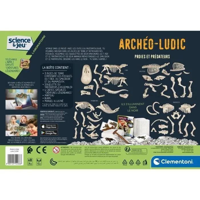Clementoni - Science & Jeu - Archéo Ludic - Proies et Prédateurs-5