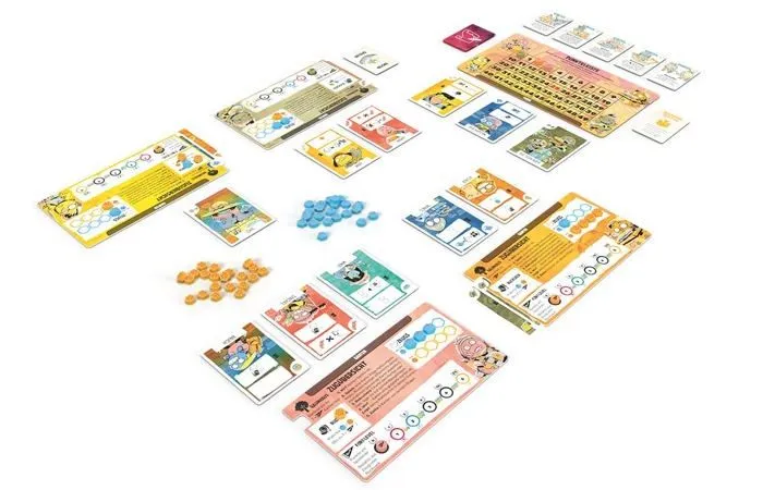 Jeu de societe - jeu de plateau Leder games - LEGD0001 - Asmodee Fort, Jeu de Famille, Jeu de Cartes, Allemand-1