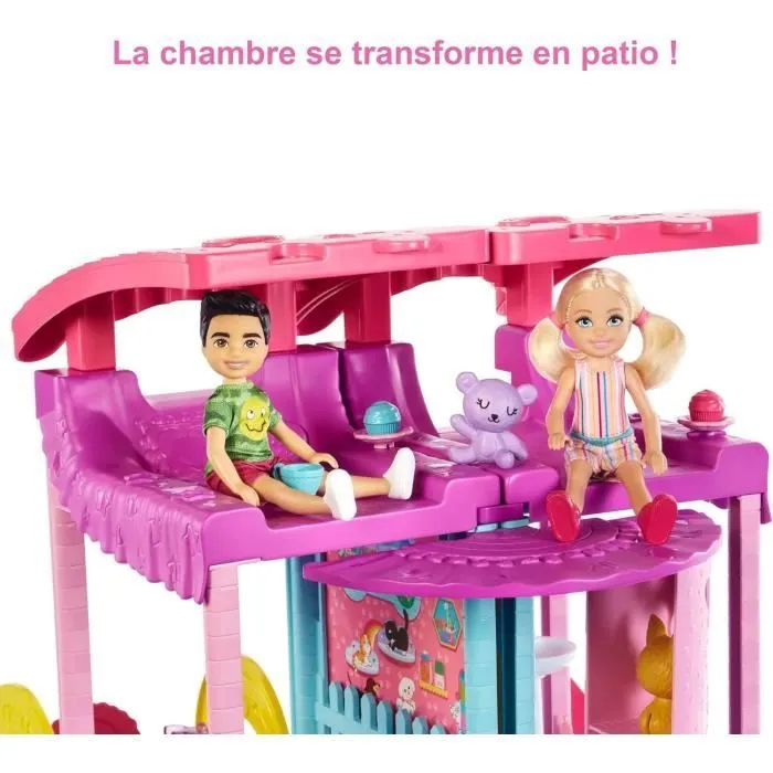 MATTEL L'incroyable Maison de Chelsea et ses animaux Barbie®, 50 cm-4