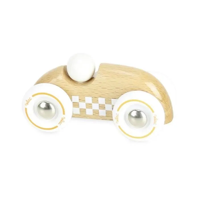 Vilac - Mini Rallye Checkers bois naturel-0
