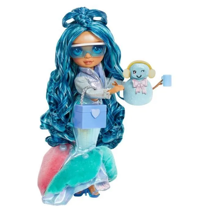 Rainbow High - Winter Wonderland - Bleu - Révèle ta couleur - Créer son bonhomme de neige - Dés 4ans-4