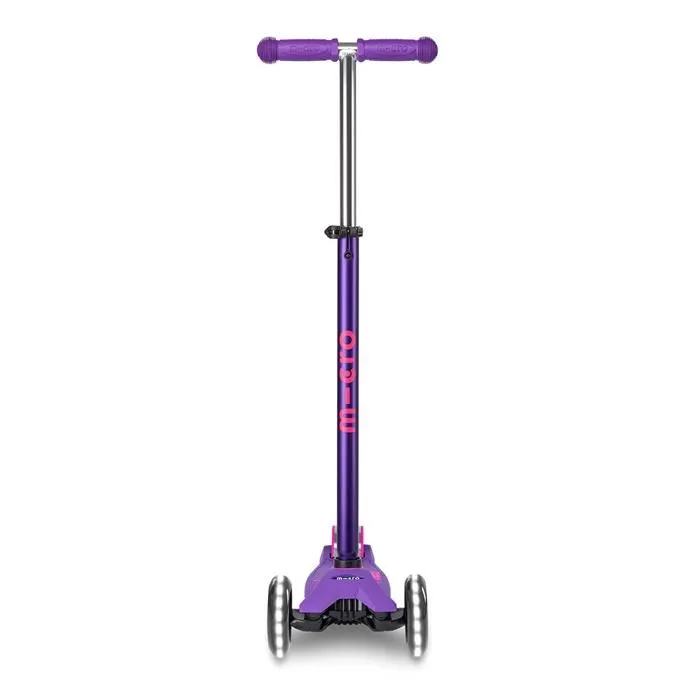 Trottinette - Micro - Maxi Micro Deluxe LED - 3 roues - Guidon réglable - Lumières LED intégrées-2