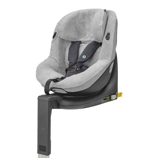 MAXI-COSI Housse d'été éponge pour siège Mica, Lavable en machine, accessoire siège auto, Fresh Grey-0